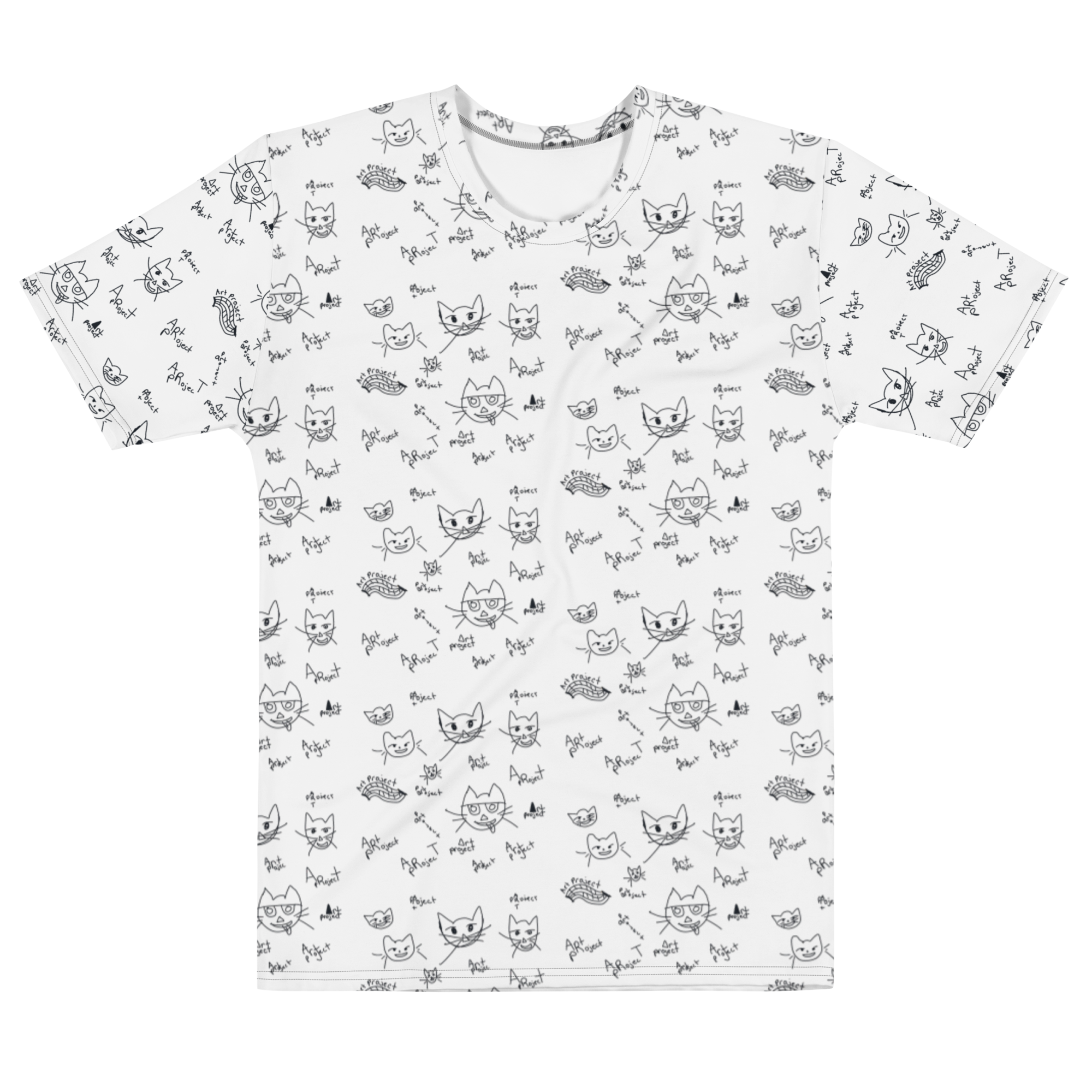 Shirt with cats sales all over it